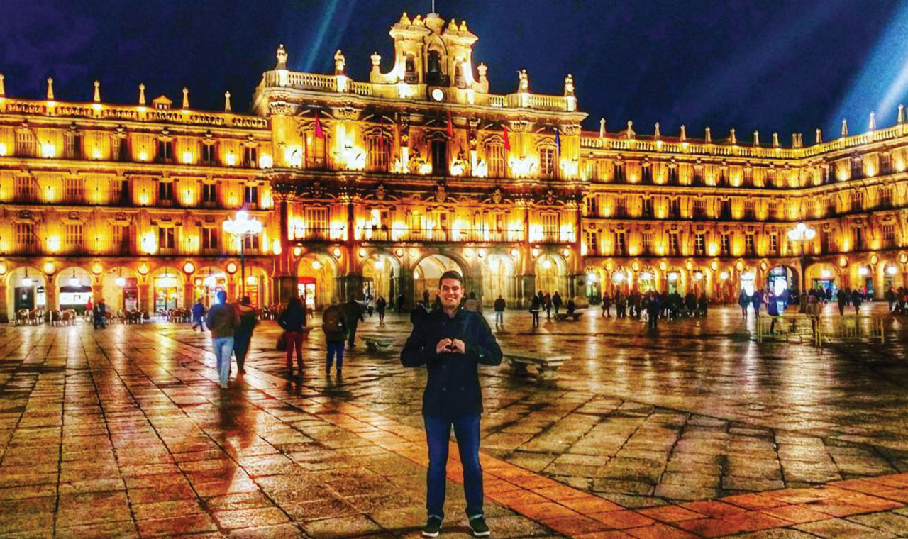 Student in Salamanca Spain