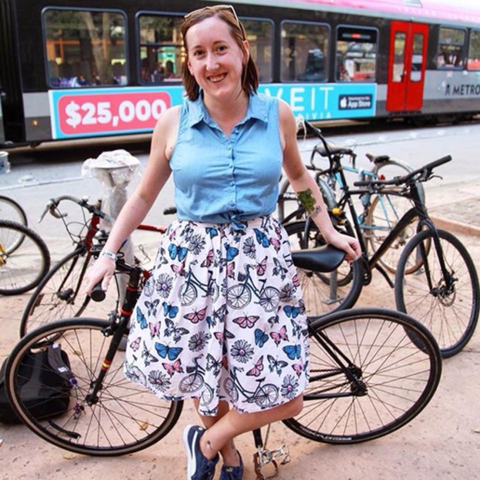 Holly Prendergast on Bike to Work Day