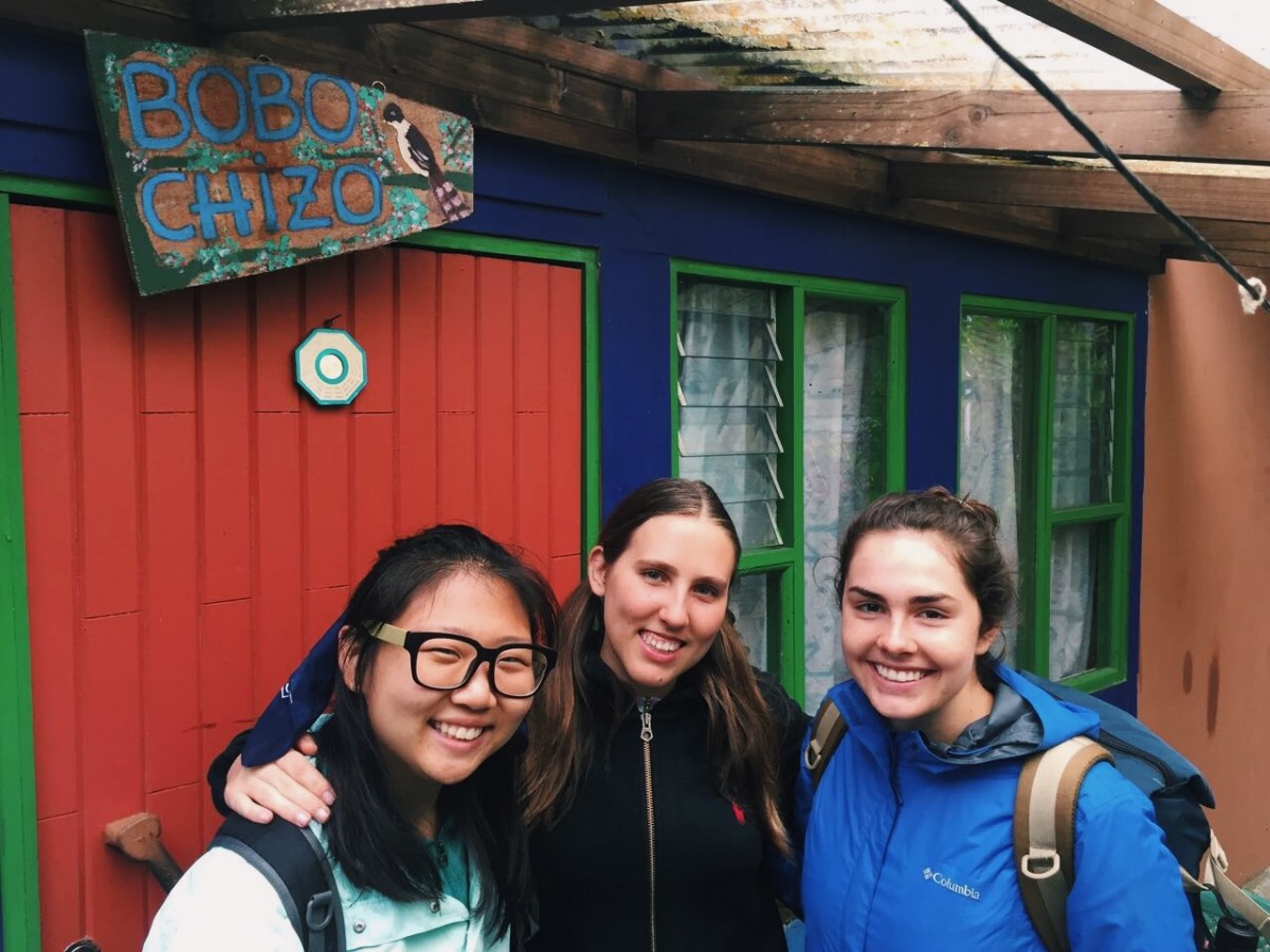 Finca La Flor Cabin Aspen waters and coworkers on Finca La Flor