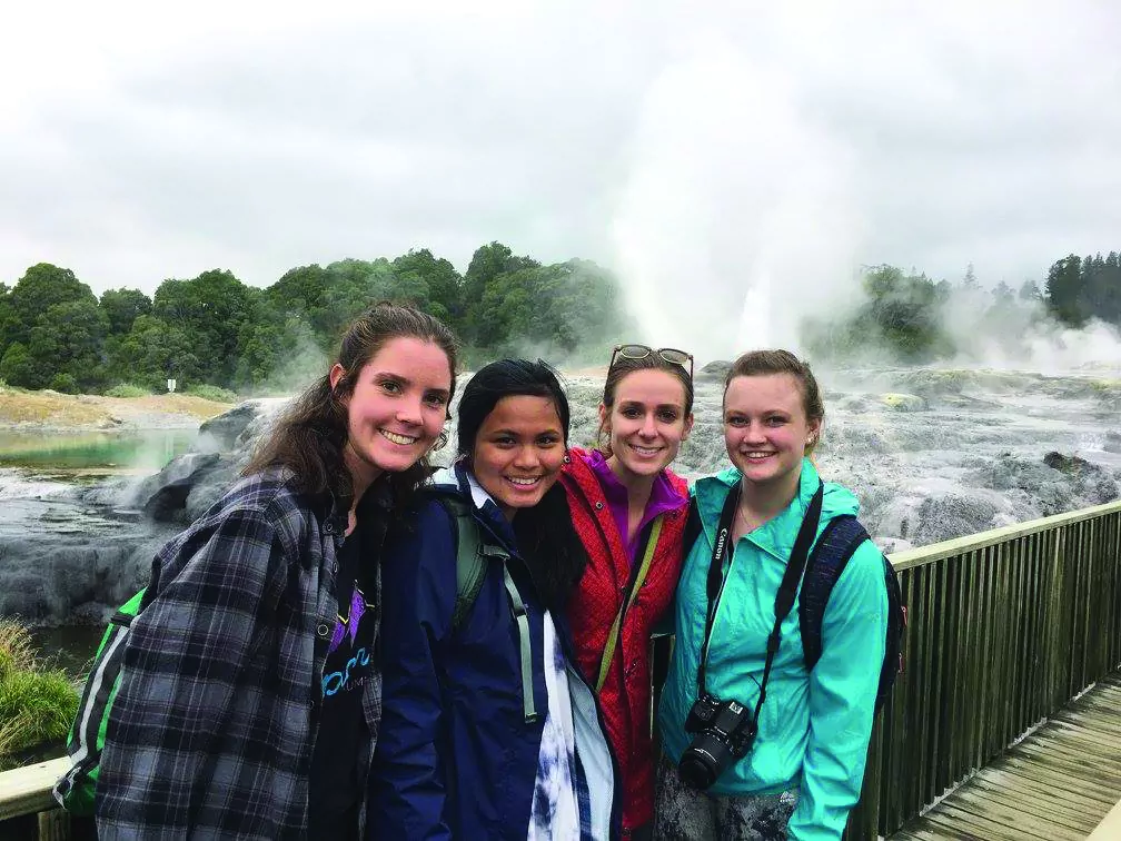 New Zealand study abroad students