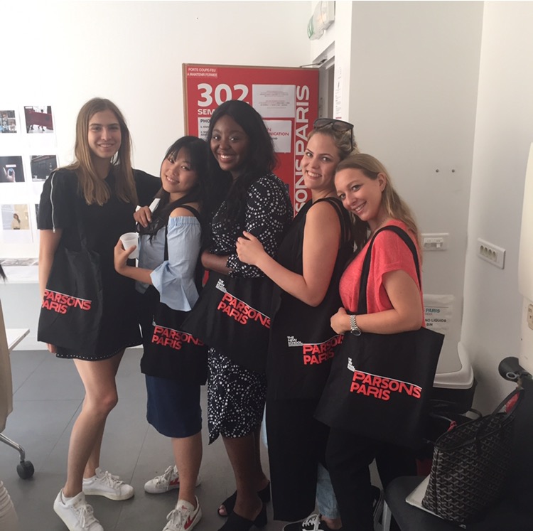 Katharina, Tatiana & other parsons paris staff