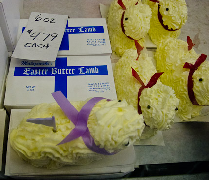 Polish Easter butter lamb