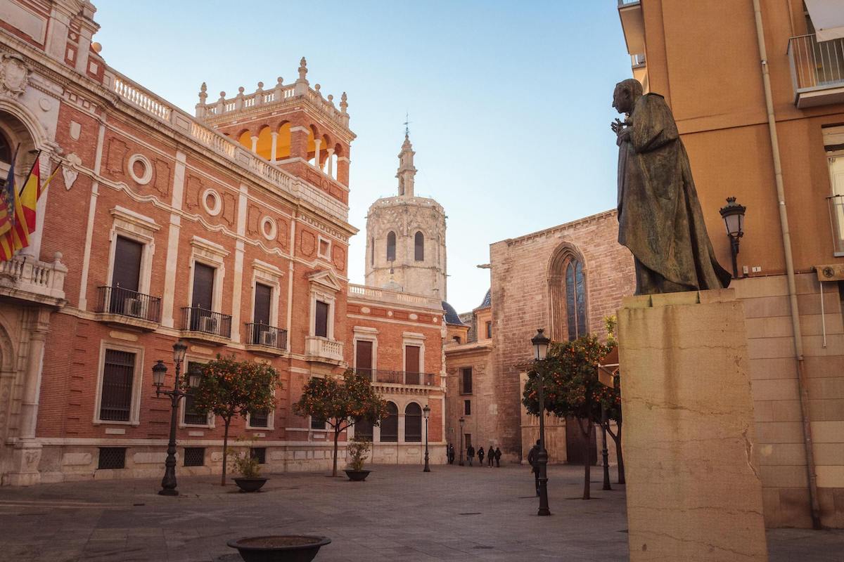 Valencia Spain plaza
