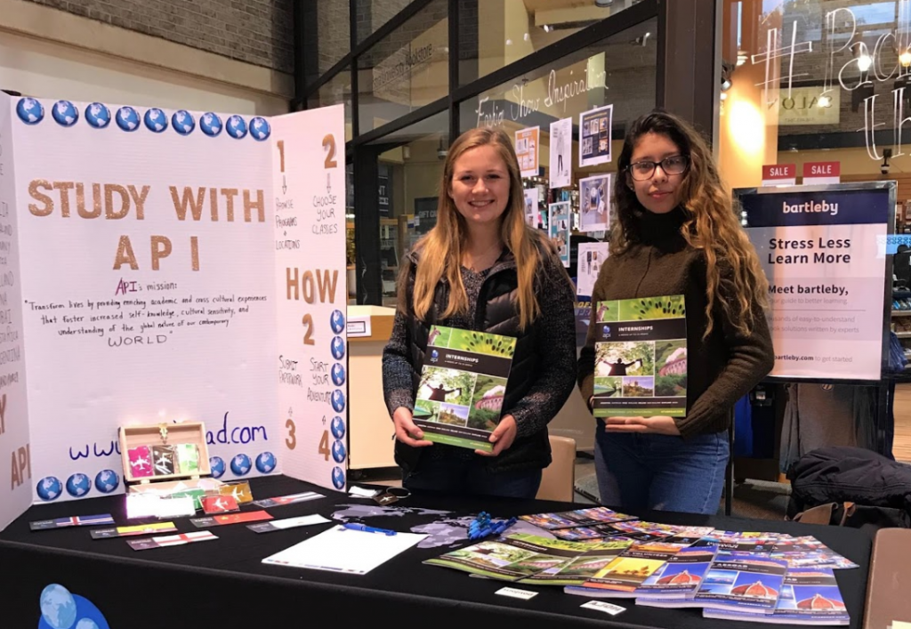 API Global Leaders at Hofstra study abroad fair