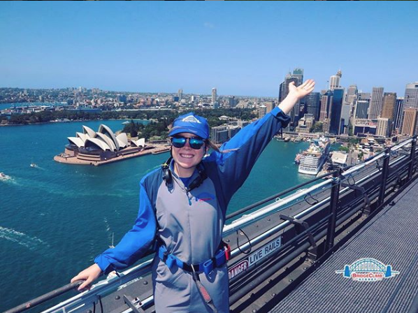 yearinreview sydney study abroad student overlooks sydney australia opera house