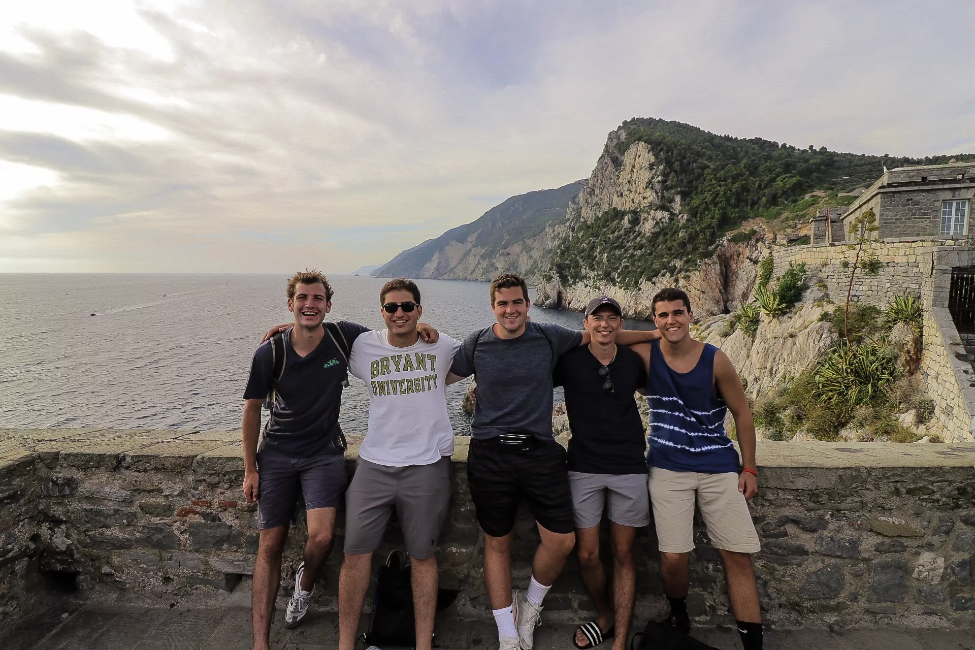 Male student group in Florence copy API's Jan Term in Florence